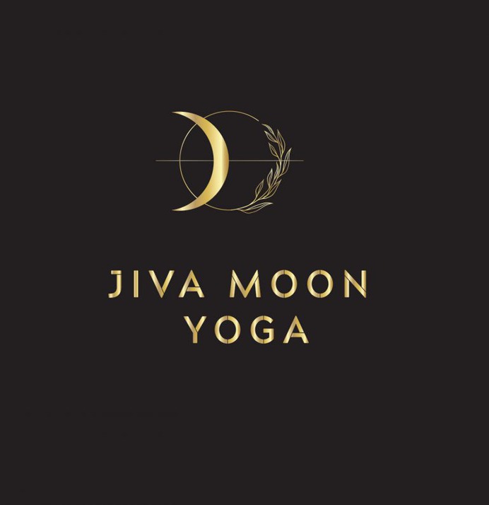 Jiva Moon Yoga logo design