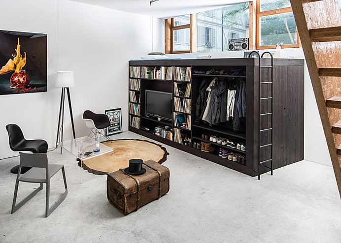 50 Small Studio Apartment Design Ideas (2019) – Modern, Tiny & Clever - InteriorZine #design #furniture #modernfurniture #interior #decor