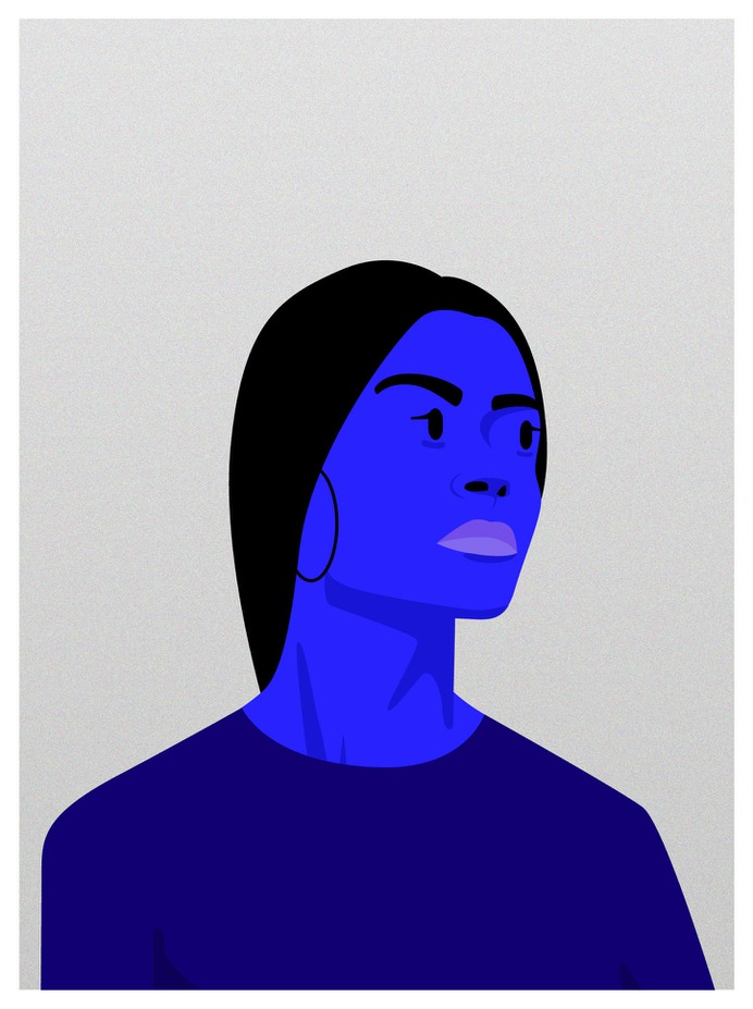 Philippe Nicolas - Illustration & design - Women in Blue