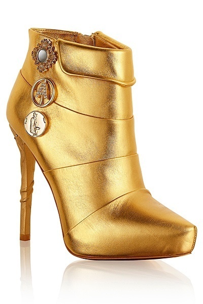 H Anna Dello Russo for H 2012 Fall Winter #shoes #woman #shoe #accessory #golden #gold #fashion