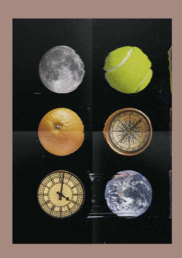 Neu Klub / Barnt + Fango by Francesco Saponaro #party #print #type #poster #blue #layout #collage #moon