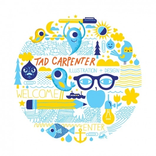 welcome - tad carpenter #illustration #tad #carpenter