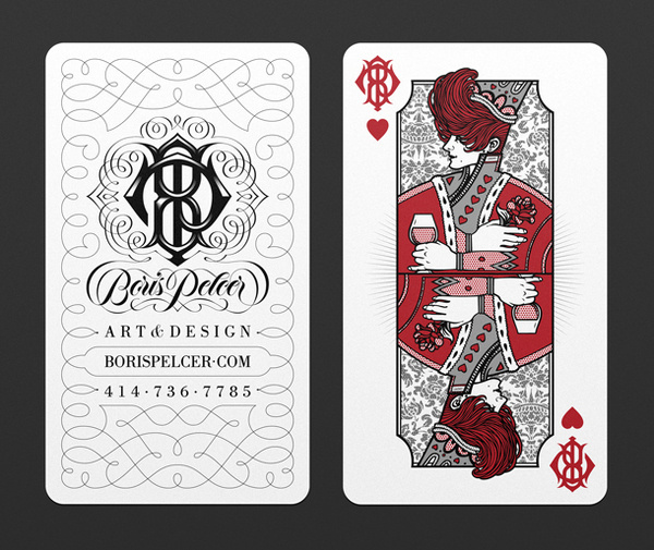 Borispelcer13 businesscardslayout1 #card #illustration #playing #typography