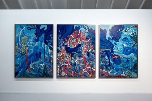 James Jean "Rebus" Exhibition | Hypebeast #james #illustration #painting #art #blue #jean