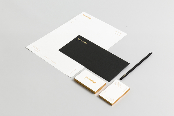 minimalist | minimalist BI #edge #coloring #business #card #print #envelope