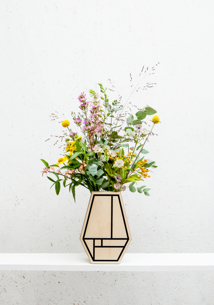 made by david boon - graphic vase