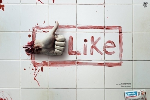 this isn't happiness.™ #blood #advertisement #horror
