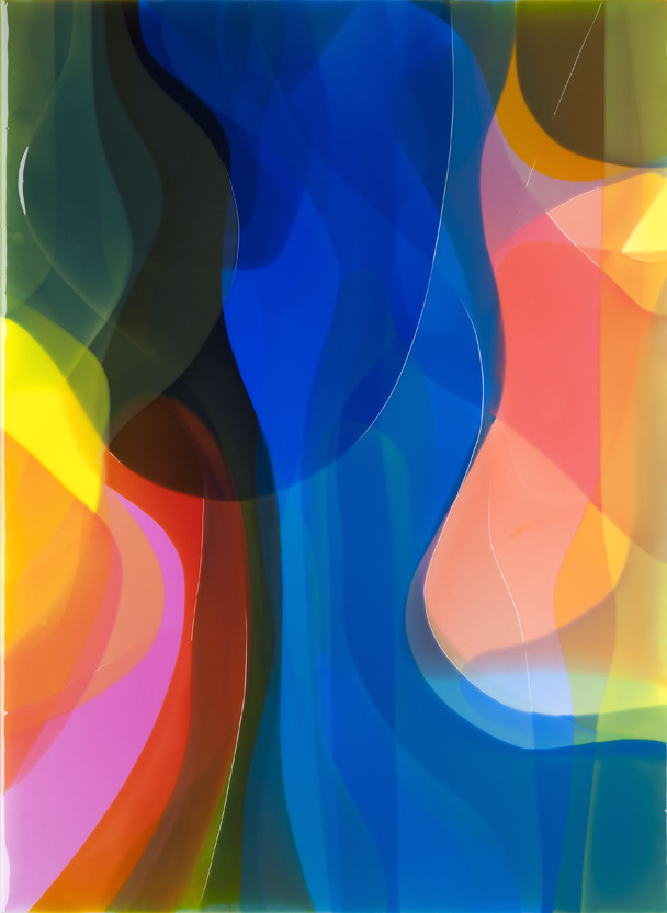 Peter Zimmermann – shake, 2013, 150 x 110 cm, Epoxid auf Leinwand