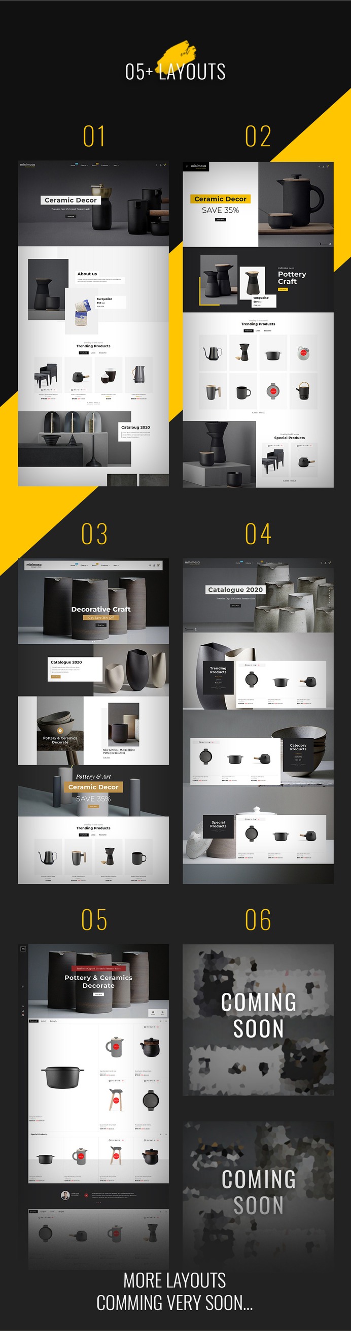 #minimosa #Art #Design #Studio - #Shopify Multi-purpose Responsive #Theme | #TemplateTrip #eCommerce #Website #Design
