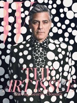 xe2x80x98W Magazinexe2x80x99 Isn't That Great, But This Yayoi Kusama-Directed Spread of George Clooney Is #cover
