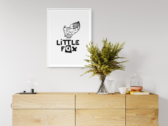 Little Fox Kids Scandinavian Wall Art