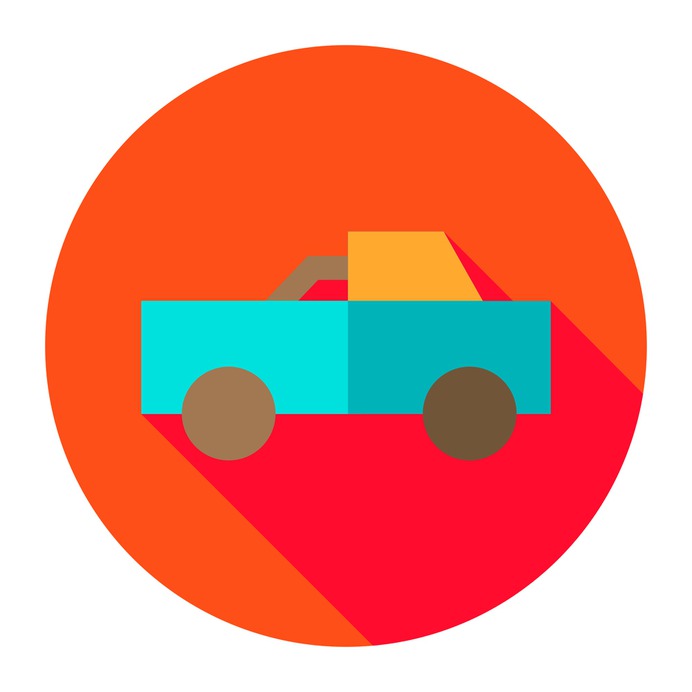 See more icon inspiration related to truck, farming and gardening, pick up truck, pick up, side view, transportation and transport on Flaticon.