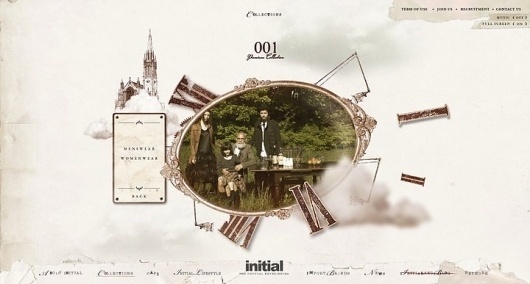Wudai Shiguo - 五代十国's Photos - initial Website Revamp #fashion #graphic #vintage #initial