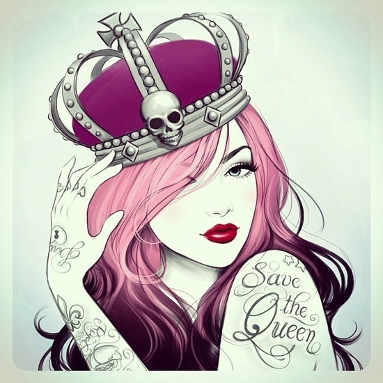 God save the queen! #illustration #queen