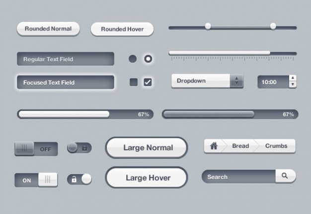Glossy d kit Free Psd. See more inspiration related to Web, Elements, Buttons, Psd, Web elements, Web button, Forms, Glossy, Horizontal and Kit on Freepik.