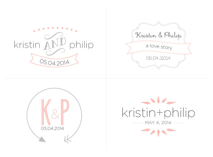 Wedding Logo Exploration #logo #design #wedding