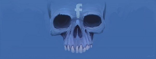 http://www.oscarmar.com/index.php?/work/illustration/ #oscar #facebook #blue #skull #bones #mar