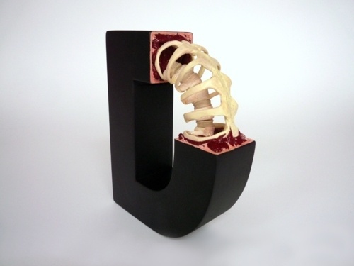 Tumblr #sculpture #scheiger #typography #arts #evolution #type #fine