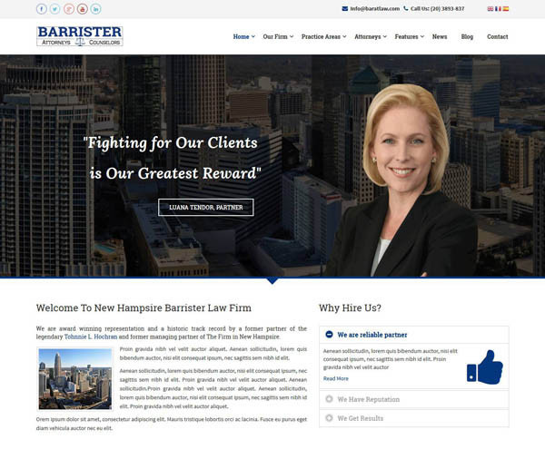 Joomla Law Firm Template