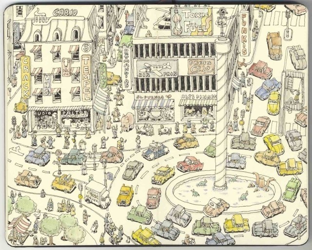 Drawings by Mattias Adolfsson #arts #illustrations #inspirations