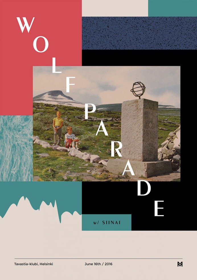 Gig poster project – Wolf Parade