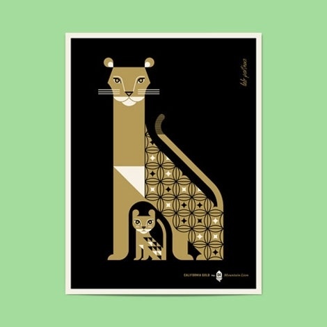 grain edit · Lab Partners: California Gold Posters #illustration #poster