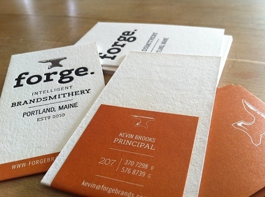 Forge Business Card - FPO: For Print Only #card #forge #business