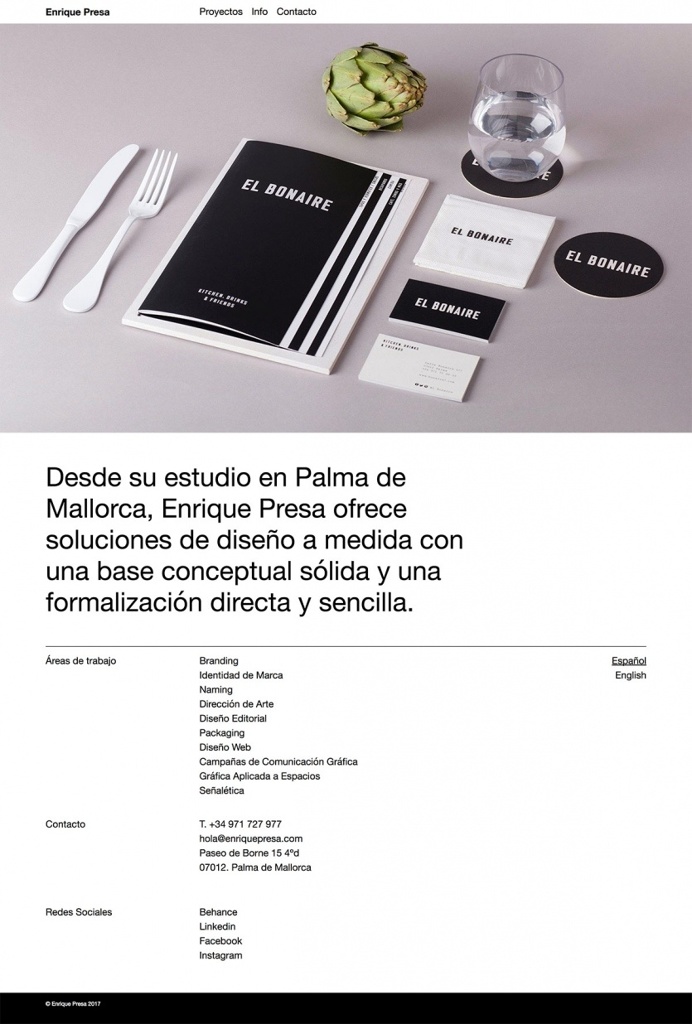 Enrique Presa - Mindsparkle Mag - Enrique Presa is an independent graphic designer and art director whose website is awarded as site of the