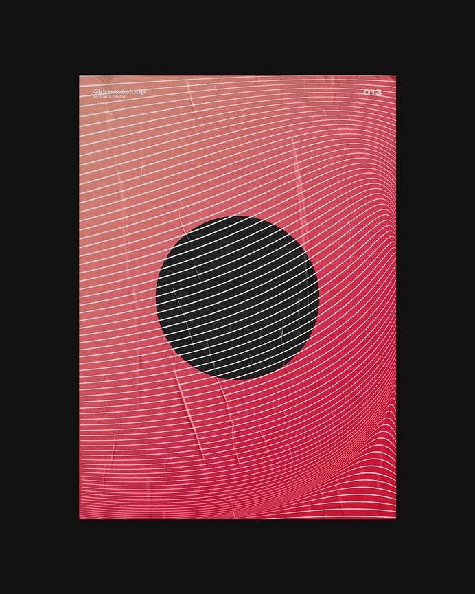 WEEK 02 - POSTER A DAY by LOREM DE LOOP on Behance