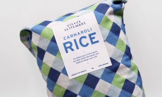 Via XX Settembre #pattern #rice #packaging #carnaroli #cloth