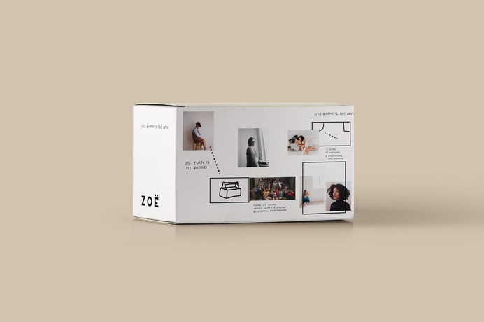 Box packaging concept, women's fashion. Zoë — Brittany Byrne