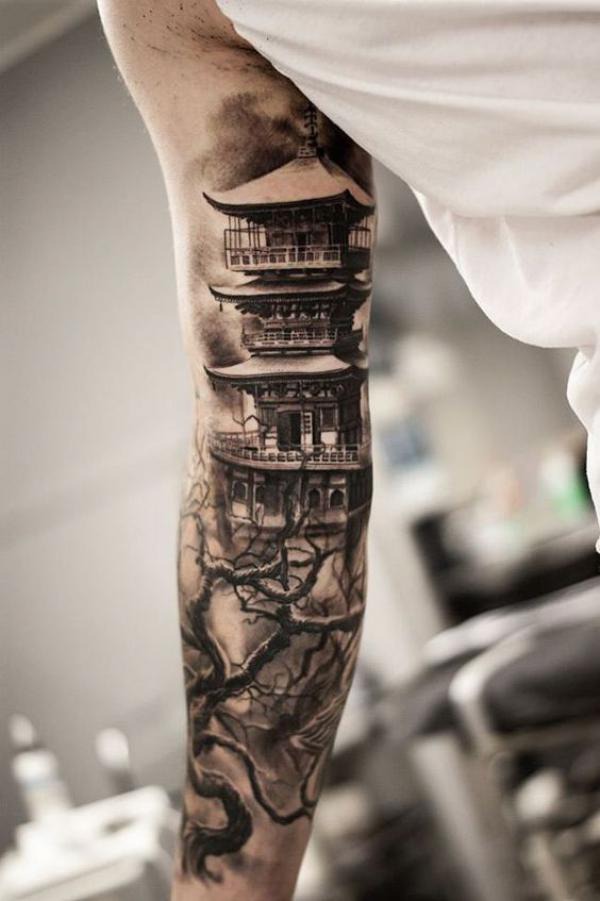 #Japanese #pavilion arm #tattoo