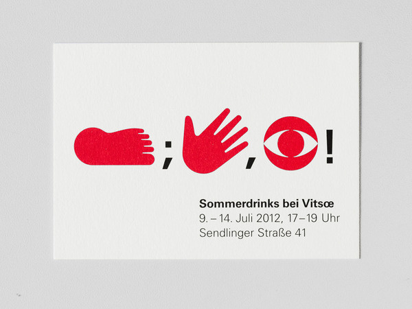 2012: While working on his famous Lebenszeichen... VitsÅ" #print #design #graphic