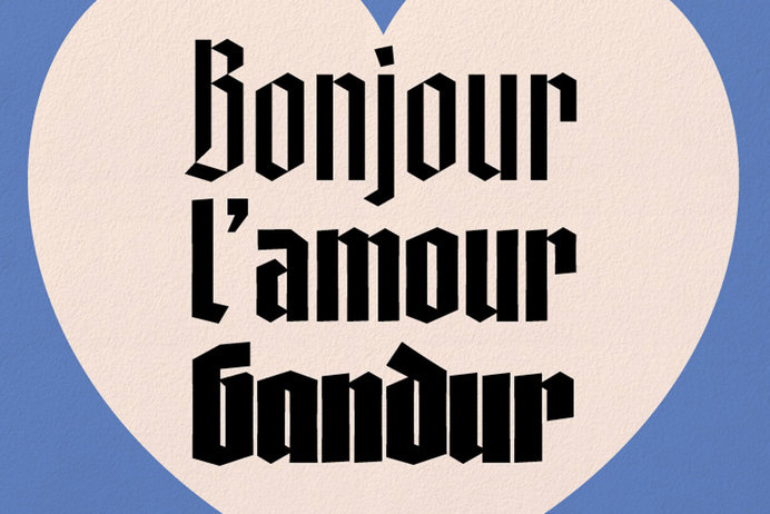 Vllg blackletra bonjourgandur image #blackletter #gothic #type #typeface