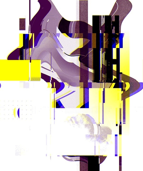 re-form. on Behance #abstract #glitch #reform #poster