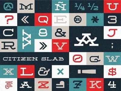 Citizen Slab #type #font