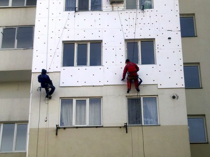 Warming of walls, houses, apartments, facades. Krivoy Rog.