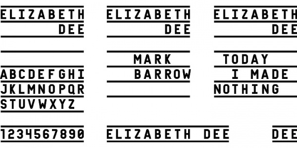 Elizabeth Dee : Jeff Jarvis #type #logo #typography
