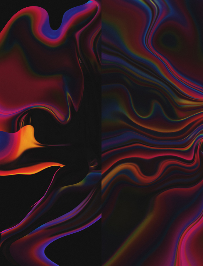 Volcano Artwork by Quentin Deronzier #artwork #gradient #aesthetic