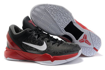Kobe 7 (VII) Black Silver Red Nike Mens Size Shoes #shoes