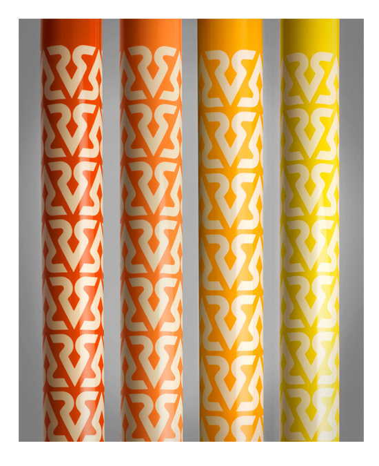House Industries #sachs #yellow #orange #pattern