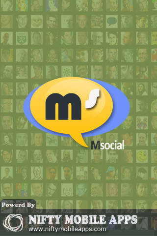 M-social It is a social networking application provides the functionality to stay in touch with your friends and family. Share photos and v #iphone #app