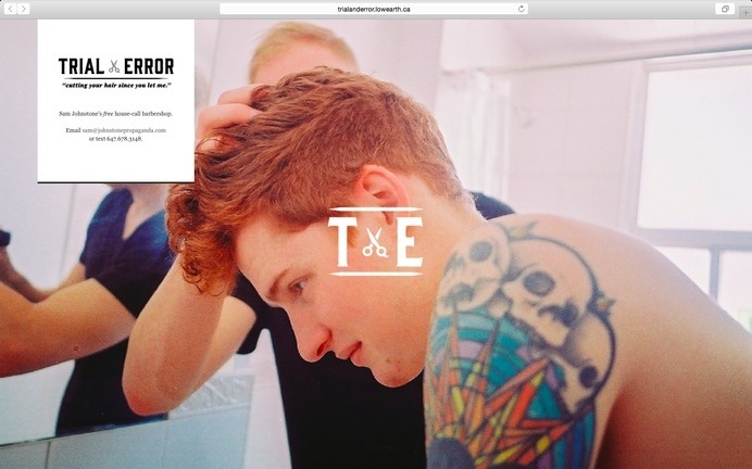 sam johnstone #branding #website #trial #and #error