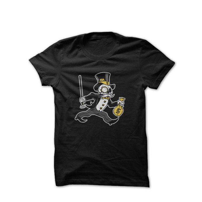 Image of Rich Uncle Scumbags #skull #tshirt #black #f&a