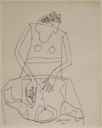 elviskeepsmypictureinhiswallet: “ “jean debuffet “woman ironing a shirt, I” ”