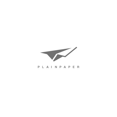 Plainpaper Logo | Logo Design Gallery Inspiration | LogoMix #plane #minimal #logo #plain #paper