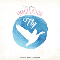 Watercolor imagination poster http://bit.ly/29xbKqM