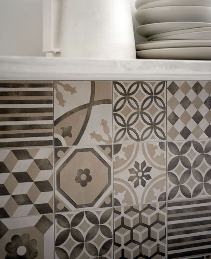 Block Ceramic Tiles With Matt Effect
