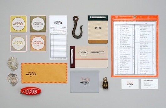Dribbble - icob_set.jpg by Jennifer Lucey-Brzoza #menu #coasters #identity #restaurant