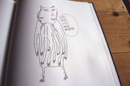 Blue Notes* : /// #blue #illustration #frompamm #notes